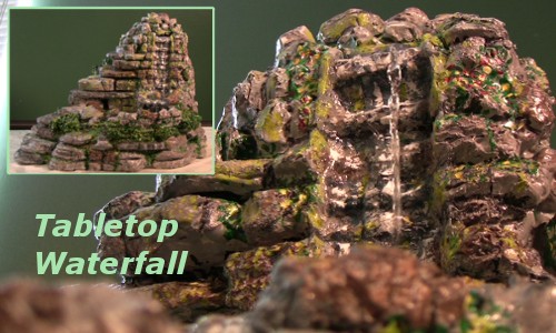 lizard care and fake rock wall landscapes