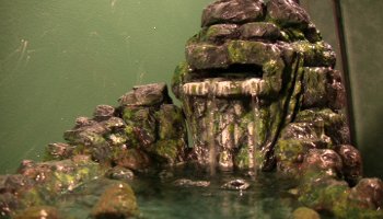 Build a waterfall for a terrarium